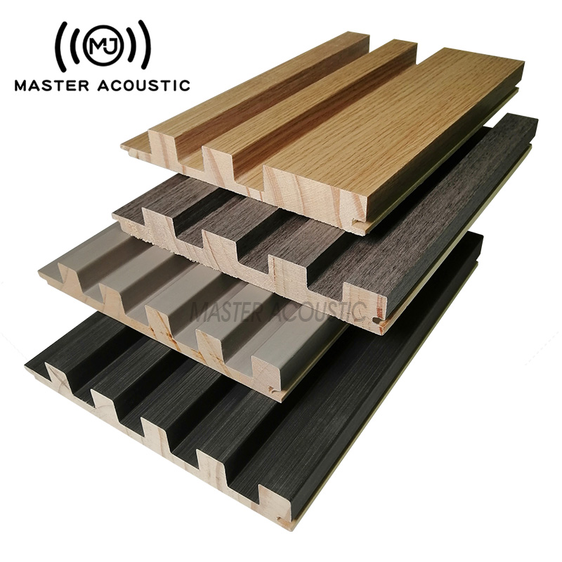 Master Acoustic Solid wood grille modern interior design soundproofing material to create a comfortable and aesthetic environment