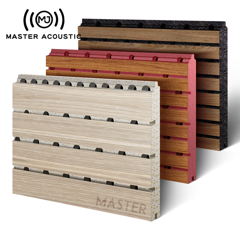 Master Acoustic Grooved Wood Paneling Designed to optimize spatial sound quality wooden acoustic panel